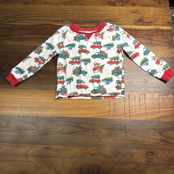 Mud Pie Kids Christmas Truck Boys Pajamas Size 24 Months - Picture 3 of 8